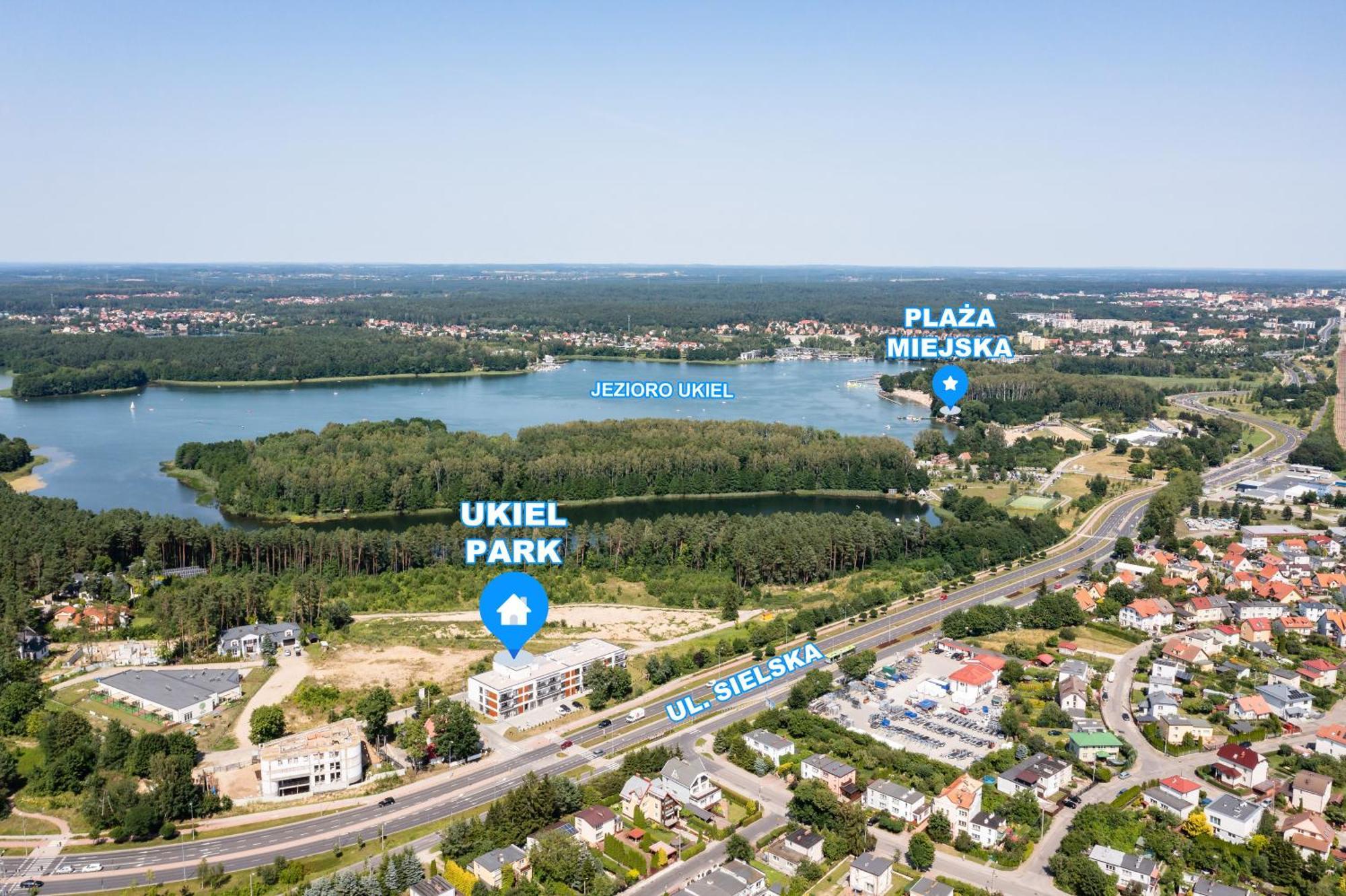 Apartament Ukiel Park 7 Przy Plazy Miejskiej - Klimatyzacja,Free Parking,Fv Olsztyn  Ngoại thất bức ảnh